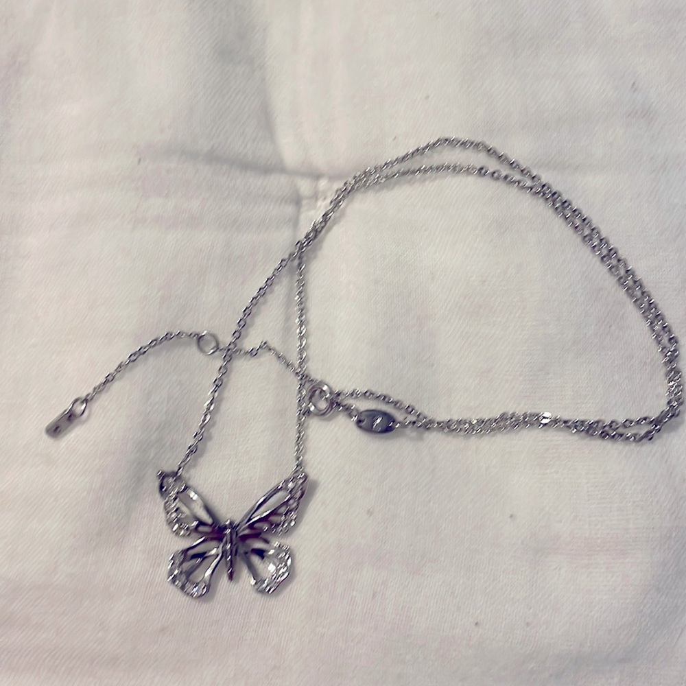 Fossil Butterfly Necklace